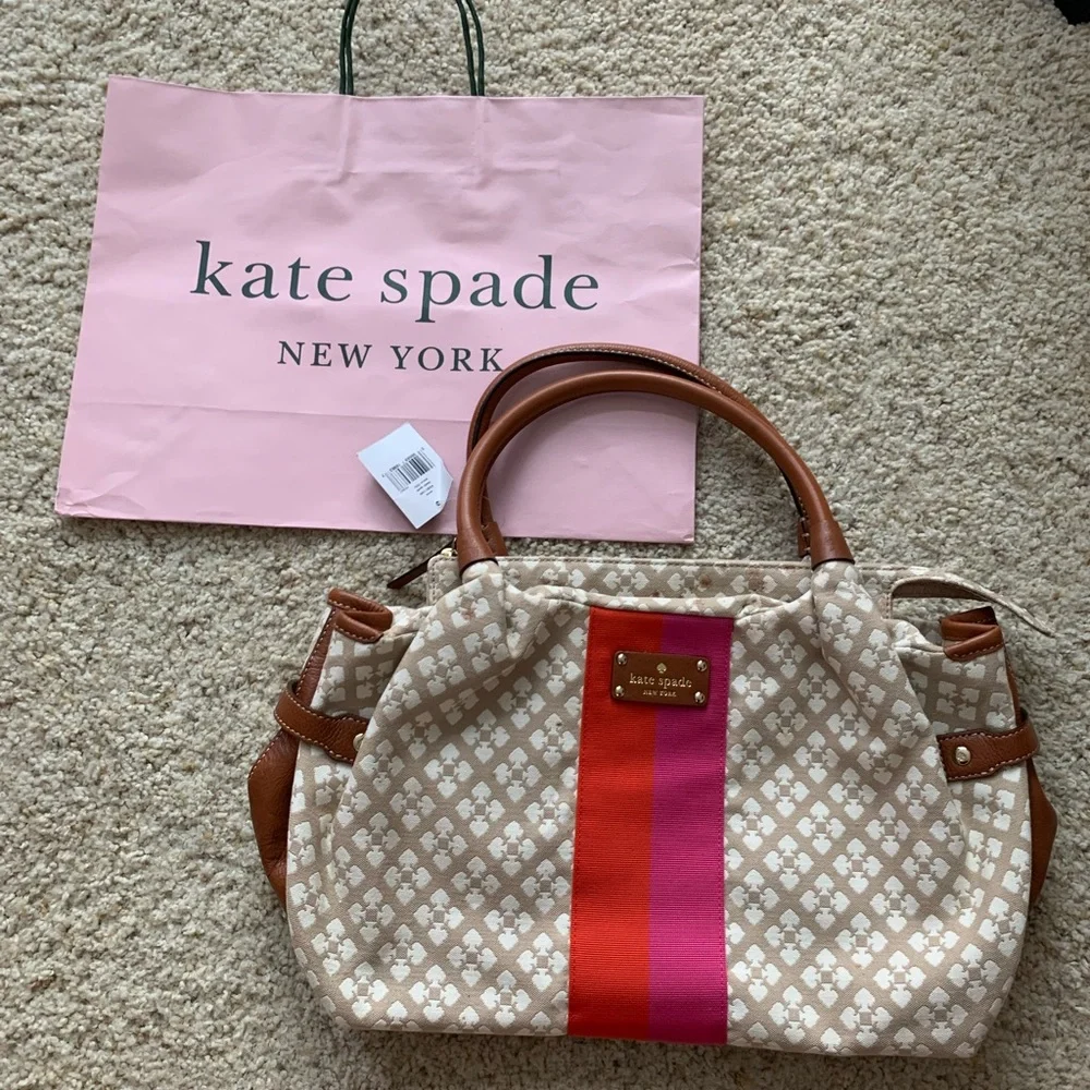 Kate Spade Stevie Classic Spade Stucco Bag - Picture 1 of 6